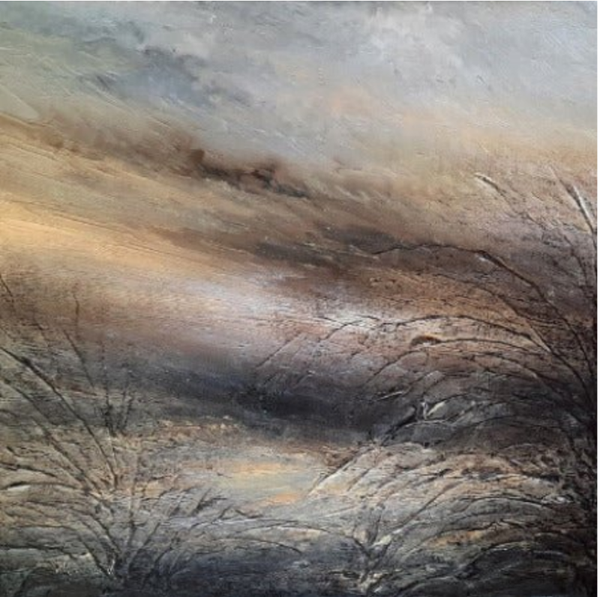 HENRIC Florence V. - Errance - paysage abstrait, Huile sur Toile