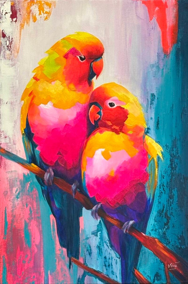 VERA Nathaly - Complices (Acrylique sur toile)