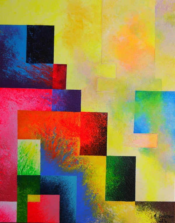 DARDEAU Monique. - Eclaircie -  Acrylique sur toile