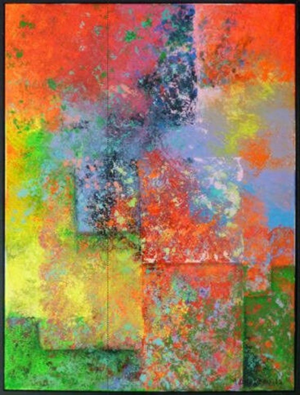 DARDEAU Monique. - Evanescence -  Acrylique sur toile