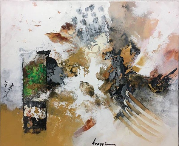 FRAPPIS. - Sans titre 8 -  Acrylique sur toile