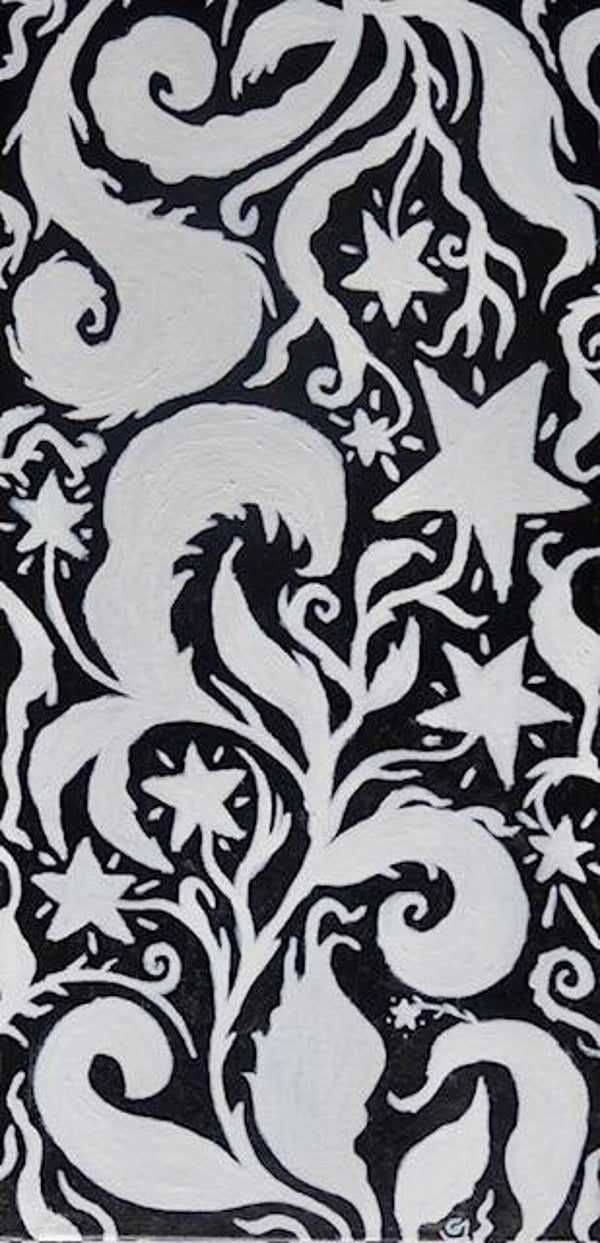 ALLIAUME Gilles - Branches d'étoiles, peinture, acrylique sur toile