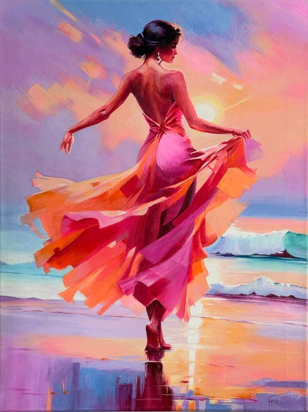 VERA Nathaly - Là où danse la lumière  (Acrylique sur toile)