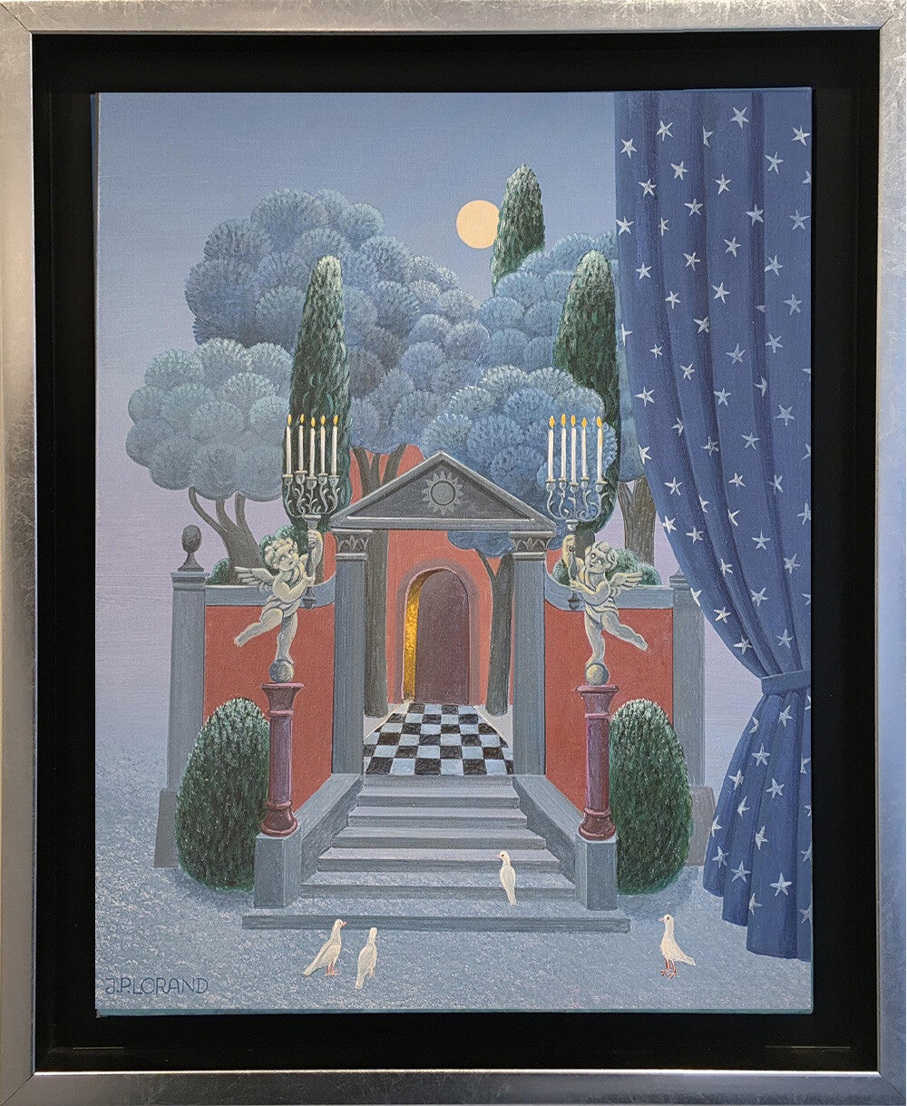 LORAND Jean-Pierre - Jardin secret  (Acrylique sur toile)