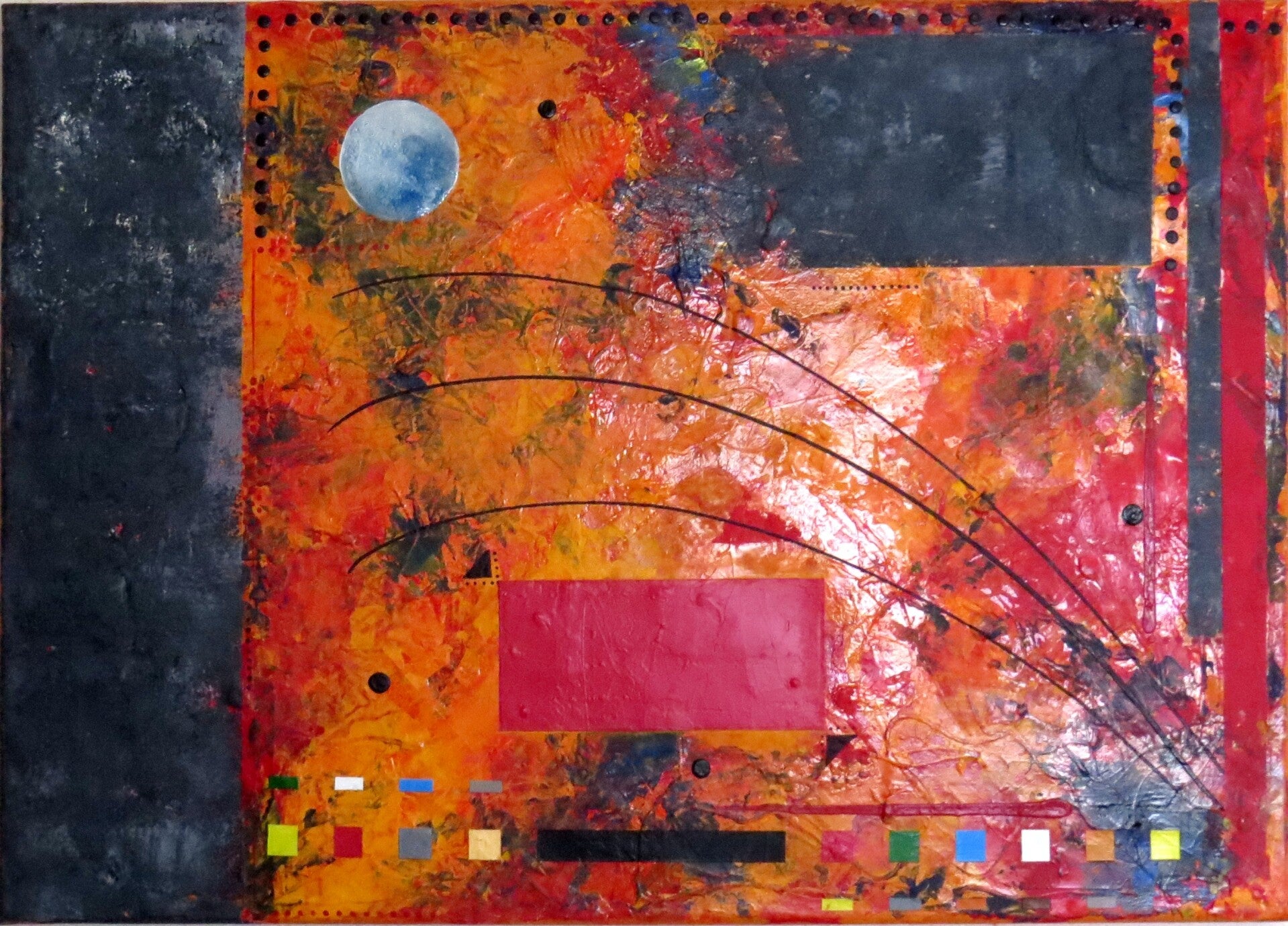 DALUZ-GALEGO Patricia. - Projection -  Acrylique sur toile