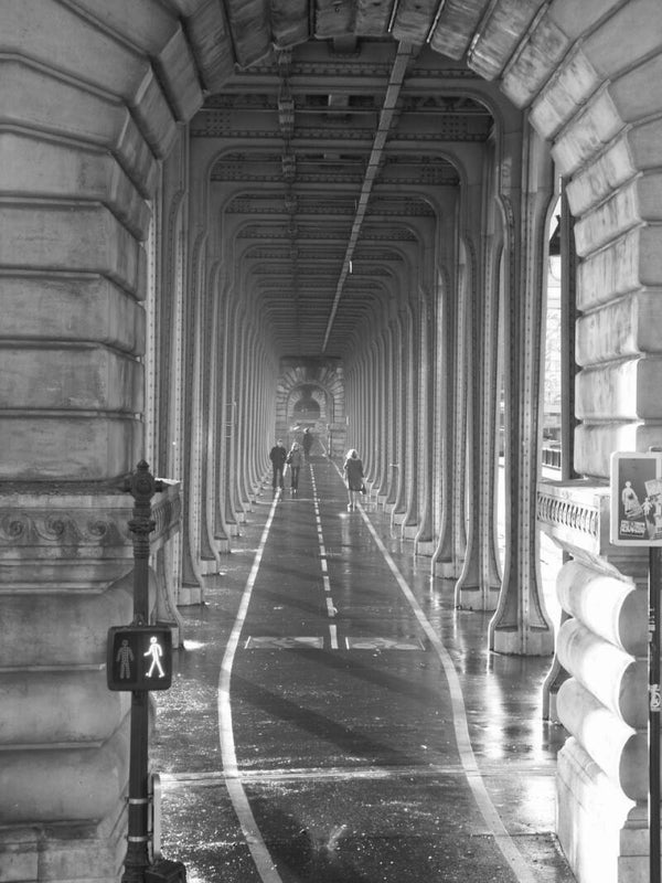 QUIGNETTE Fabrice - Le passage piéton du Viaduc de Passy (Photographie)
