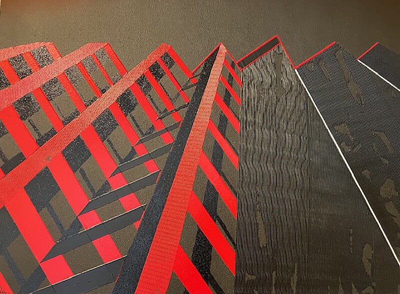 SALA Michèle. - Septembre - abstrait, Acrylique sur Toile