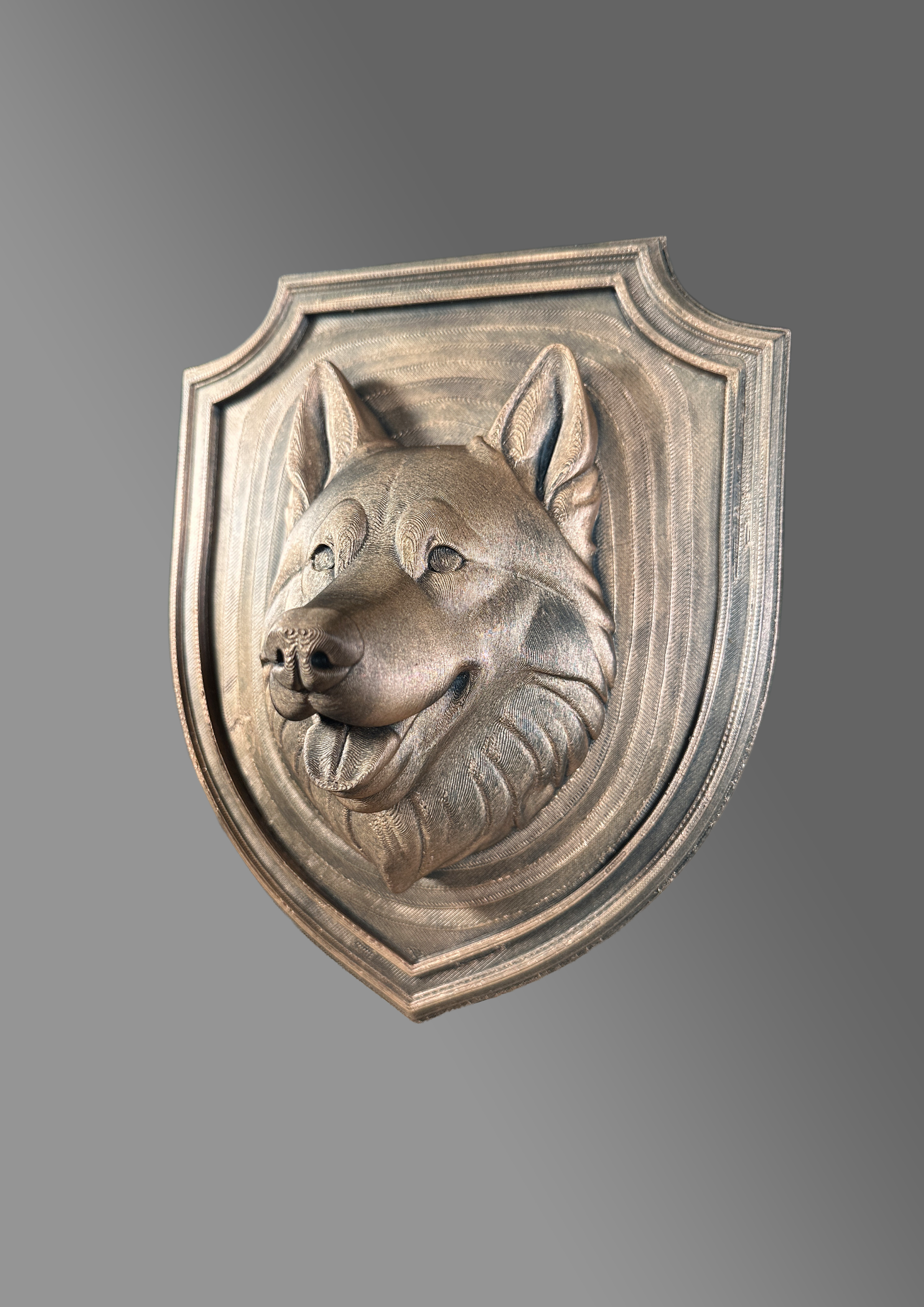 Husky muur decoratie