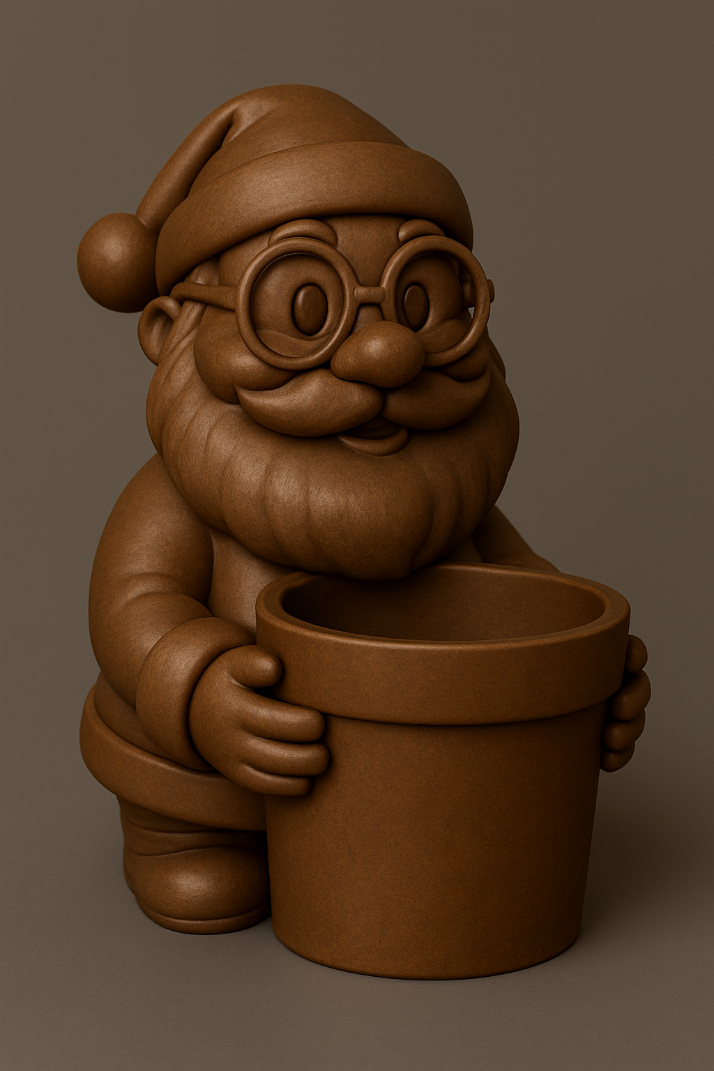 Kerstman plant of pennenbak