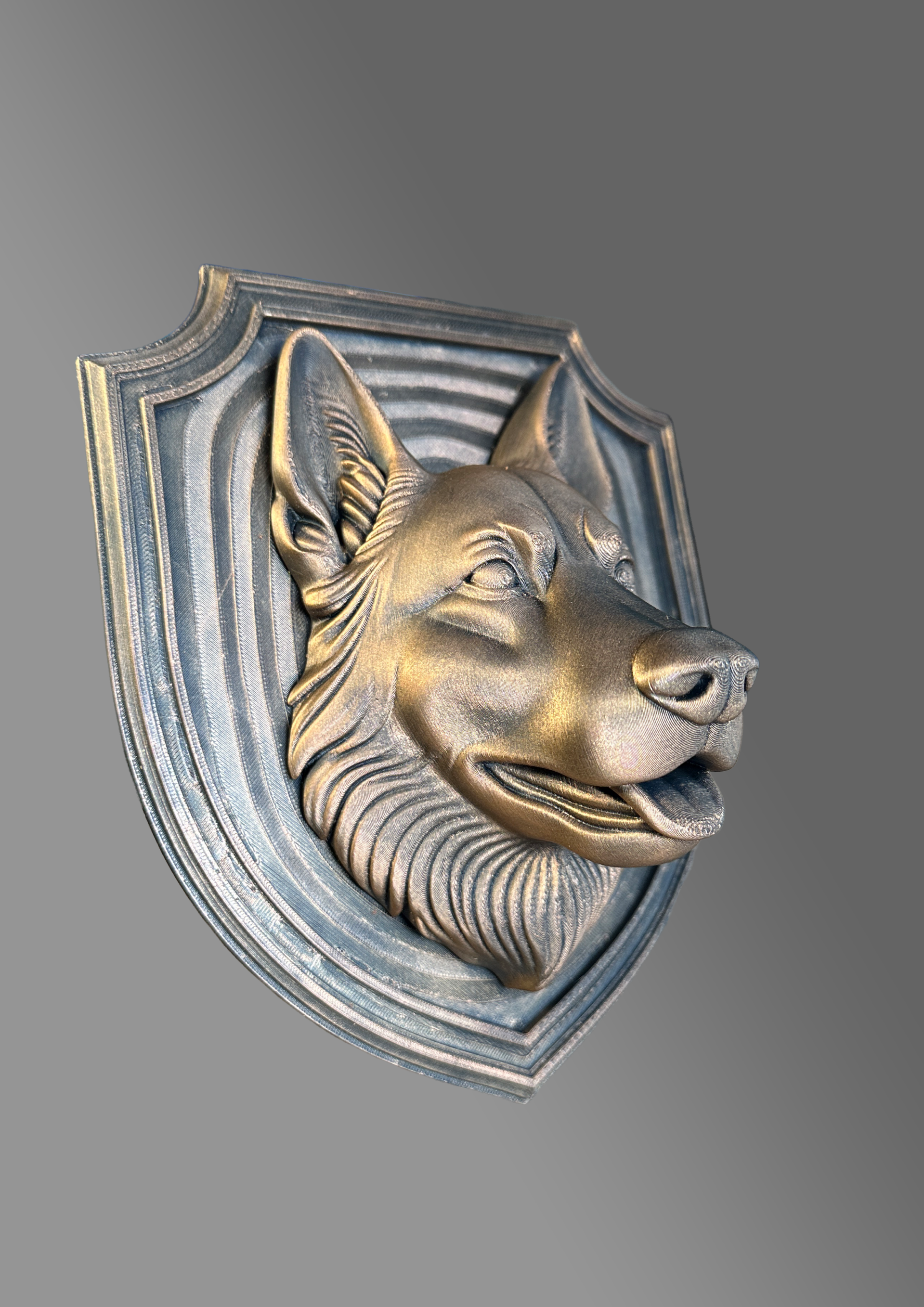 Muur Duitse Herder Kop