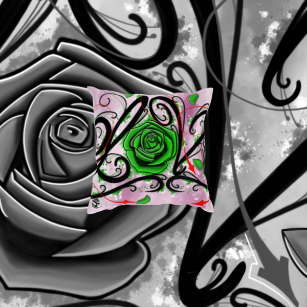 coussin "Wild Rose"