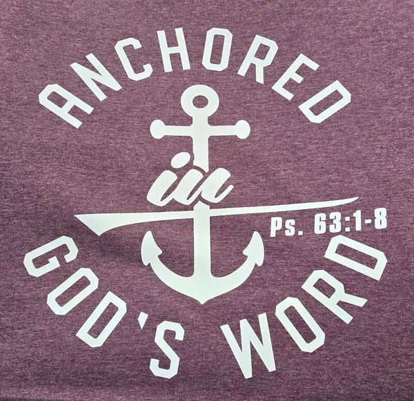 Anchored In God's Word Psalms 63:1-8 Hoodies