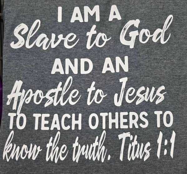 I Am A Shave To God And An Apostle To Jesus Hoodie