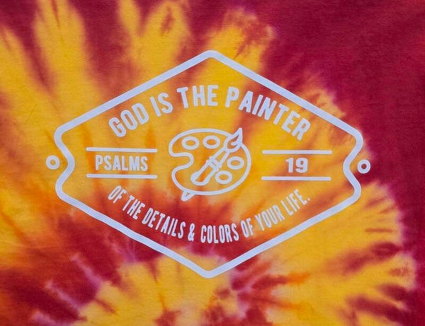 God Is The Painter Psalms 19 - Tye Dye-Shirts
