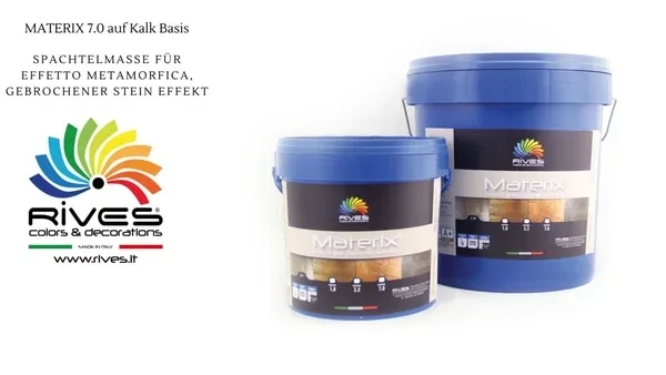 Rives Materix 7.0 Bianko W. Rives Spachtelmasse auf Kalk Basis 4L(6,6kg)