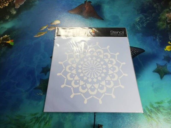 Wiederverwendbare Wandschablone aus Kunststoff ST-51. 60 x 60 cm