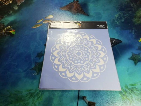 Wiederverwendbare Wandschablone aus Kunststoff ST-53. 60 x 60 cm