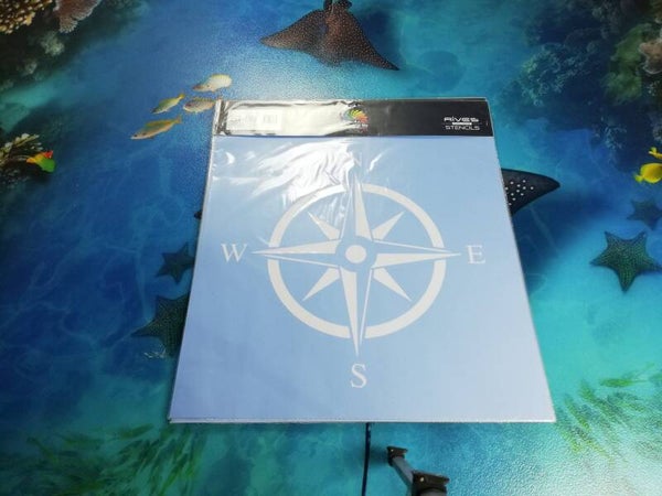 Wiederverwendbare Wandschablone aus Kunststoff ST-58. 60 x 60 cm