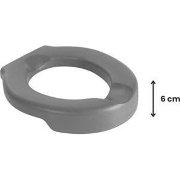 Rialzo per water morbido in PU – H 6 cm – Serie Onda RP435