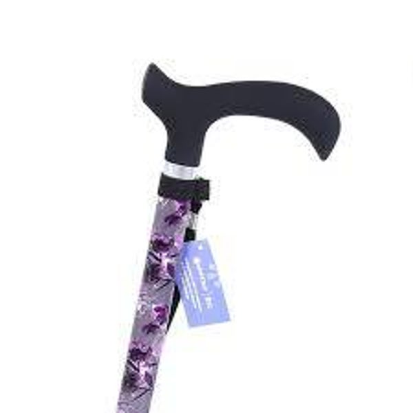 Bastone da Passeggio Derby in Alluminio con Manico Diverse Fantasie - Brio