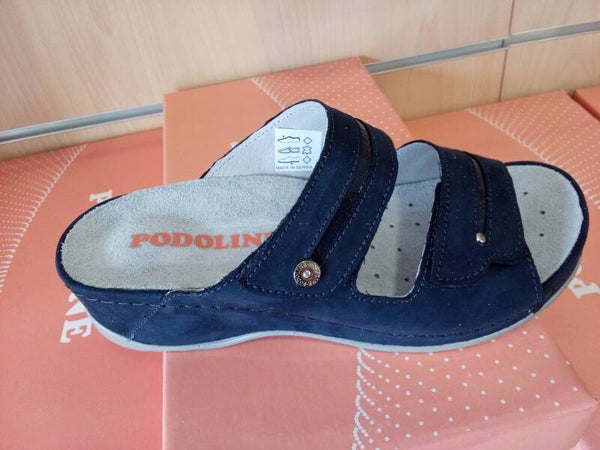 CIABATTE ORTOPEDICHE PODOLINE ROBBIATE BLU