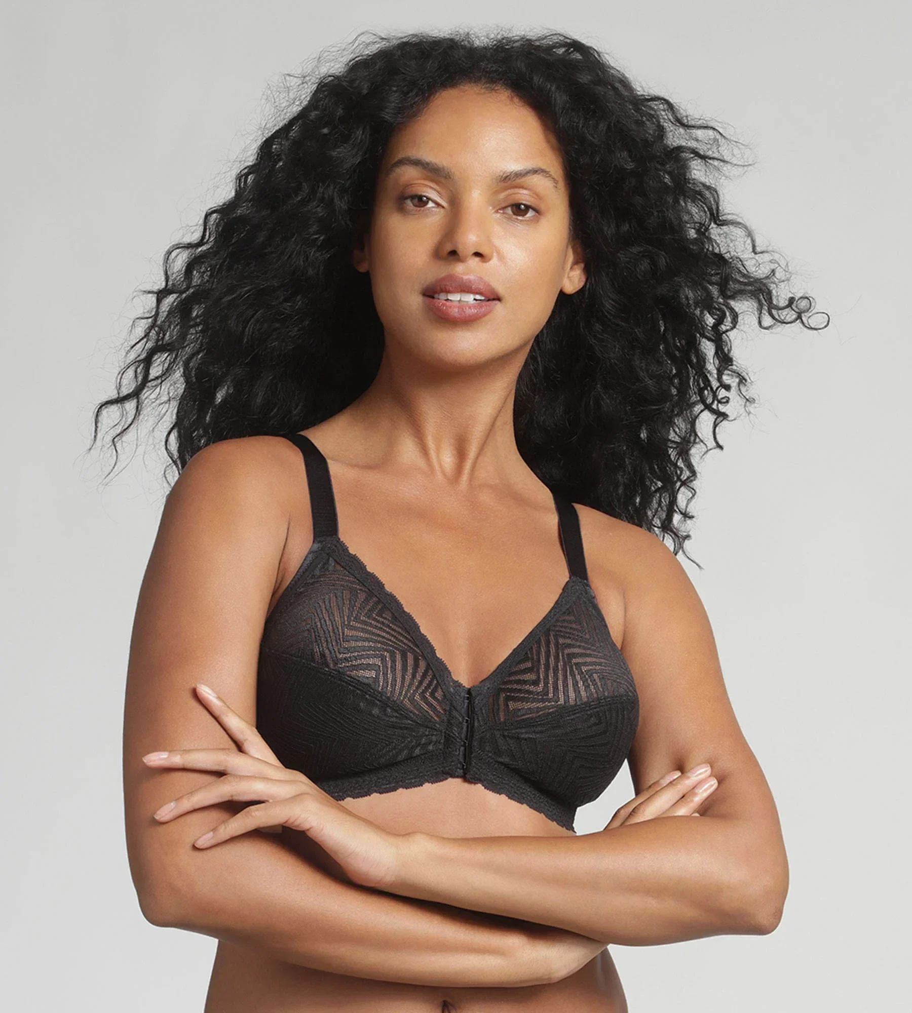 Reggiseno Playtex senza ferretto aperto davanti avorio Ideal Posture