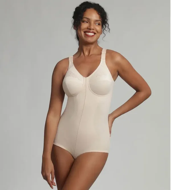 Body modellante beige Regina di Quadri Beige