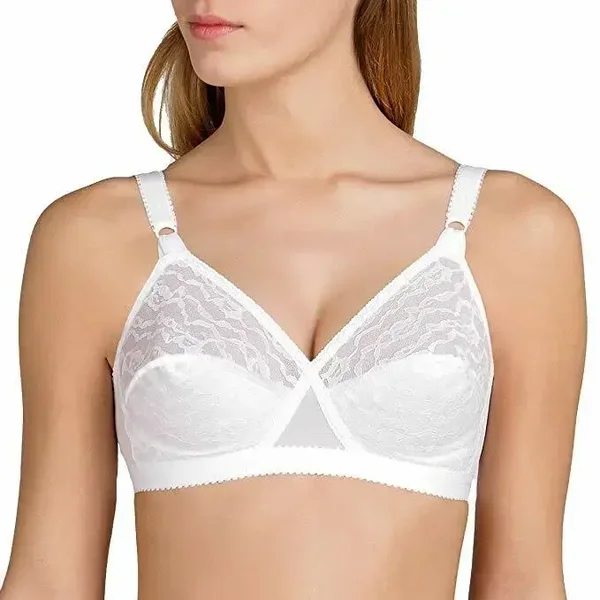 Reggiseno senza ferretto bianco Criss Cross 165