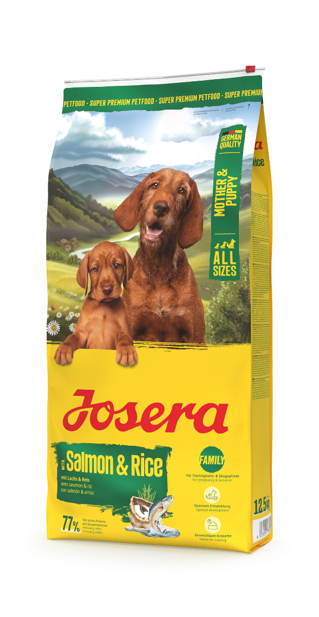 JOSERA MOTHER & PUPPIES WITH SALMON AND RICE