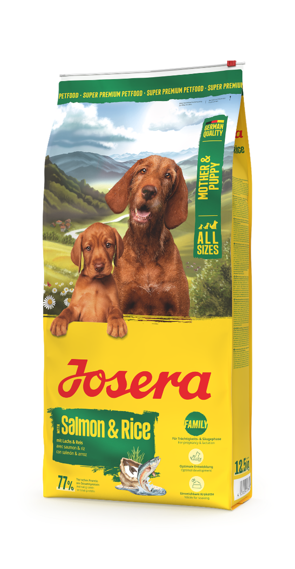 JOSERA MOTHER & PUPPIES WITH SALMON AND RICE