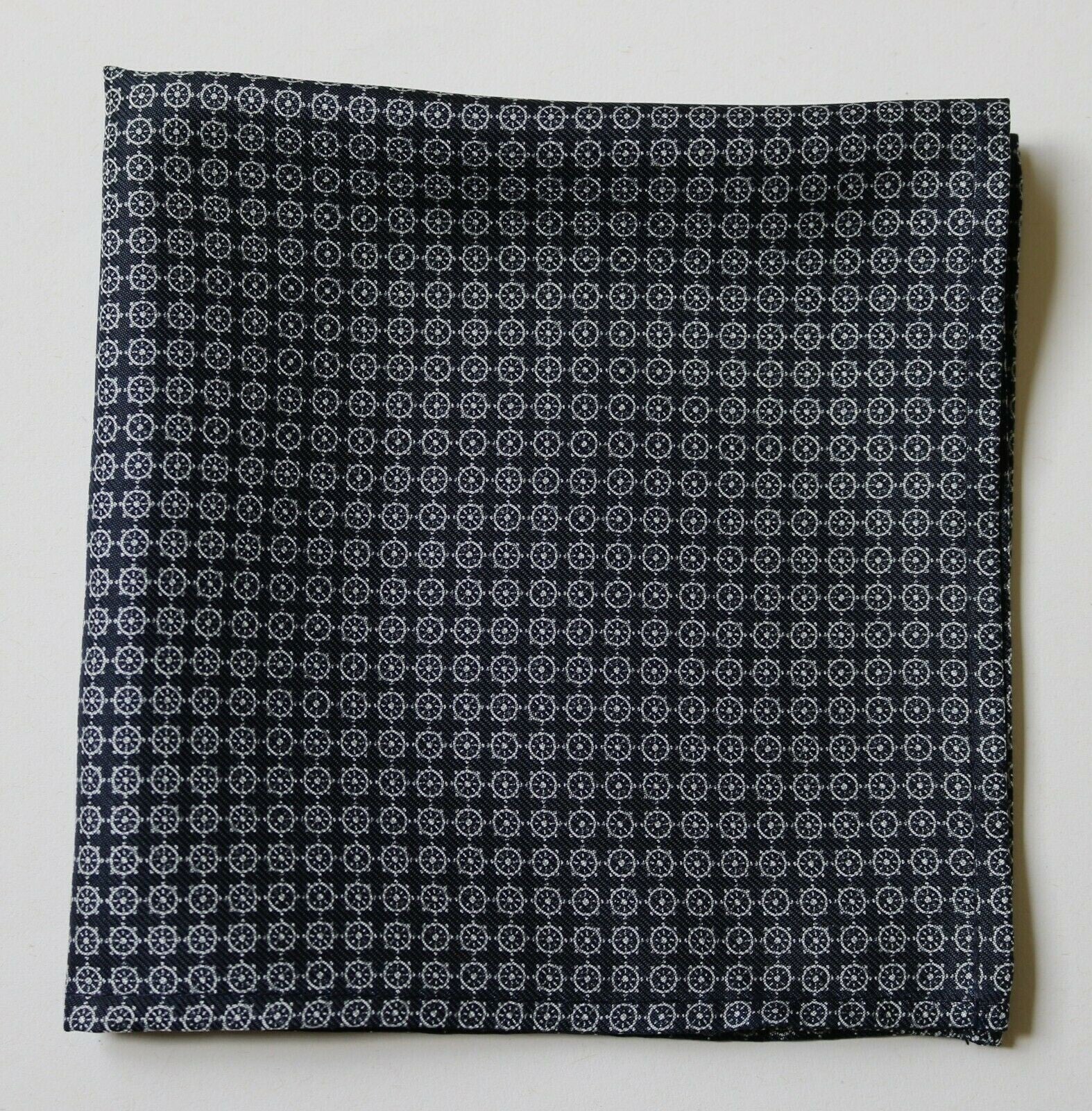 Dark Navy White Millefiore