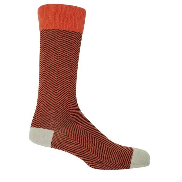 Lux Taylor Men's Orange Socks