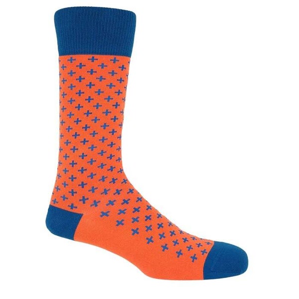 Crosslet Men's Orange Socks