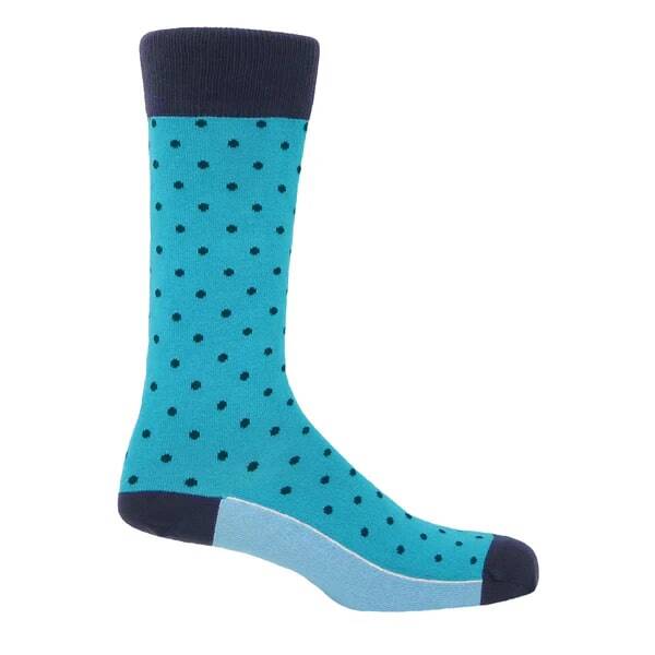 Pin Polka Men's Azure Socks