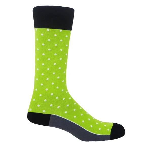 Pin Polka Men's Mint Socks