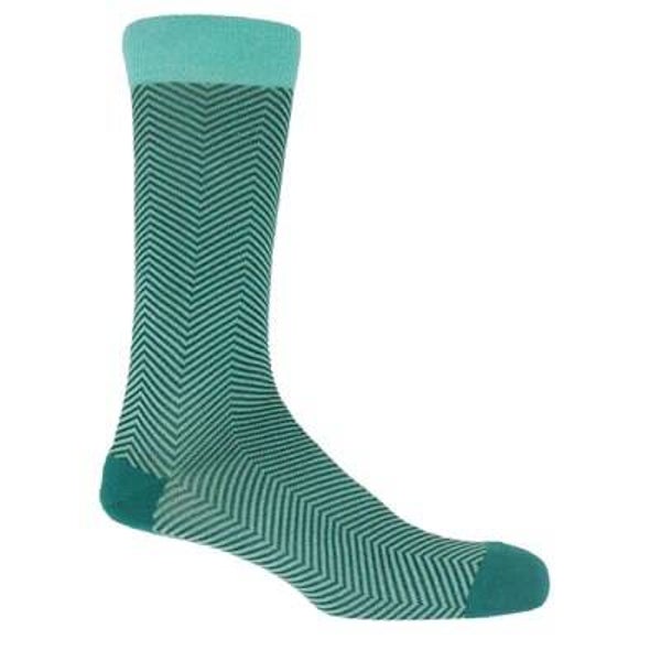 Lux Taylor Men's Turquoise Socks