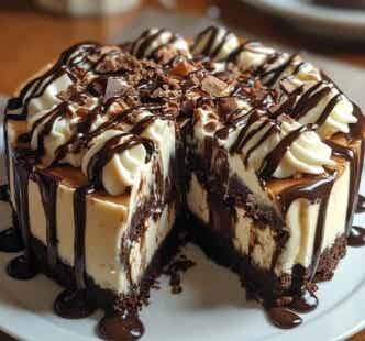 Hot Fudge Sundae Cheesecake