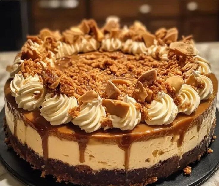 Loaded Butterscotch Cheesecake