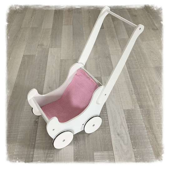 Poppenwagen (met naam)