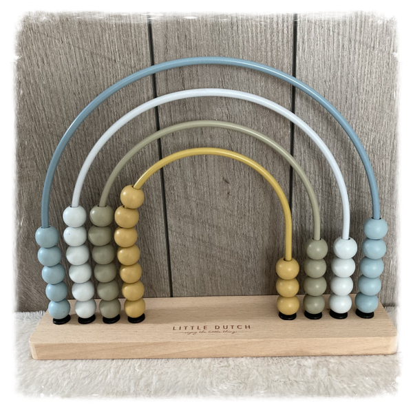 Little Dutch Regenboogtelraam blauw