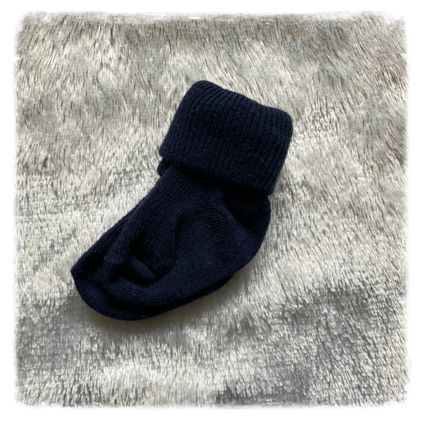 Sokjes donker blauw