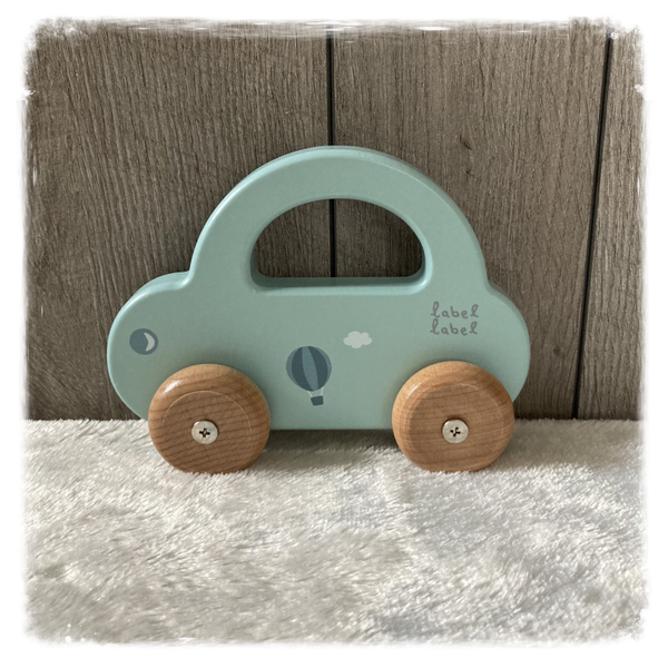 Label Label auto groen met naam