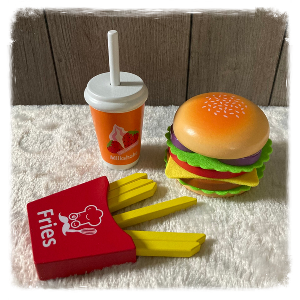 New Classic Toys Fast food set (met naam)