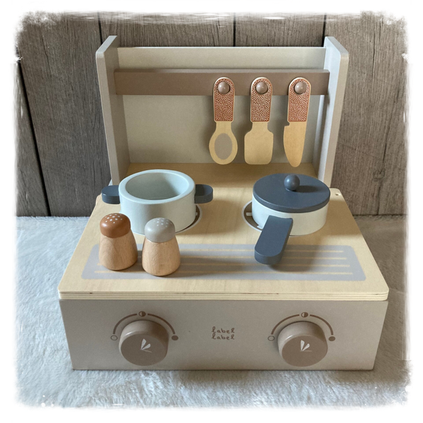 Label Label mini keuken nougat (met naam)