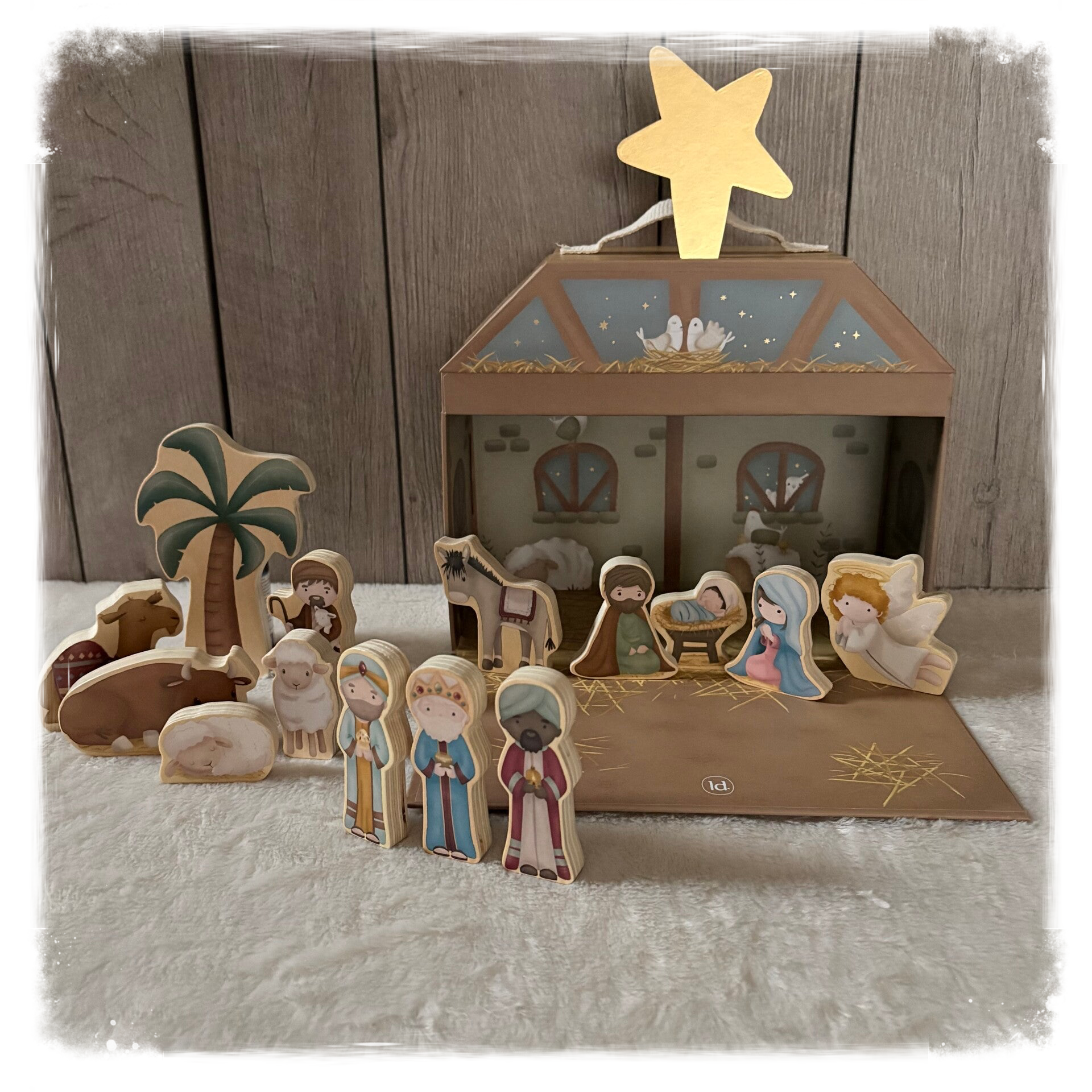 Little Dutch Kerststal speelkoffer
