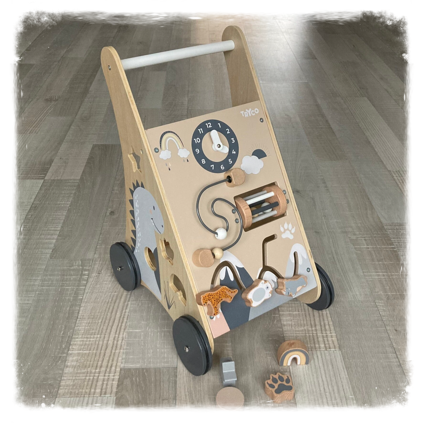 Tryco activiteiten loopwagen (met naam)