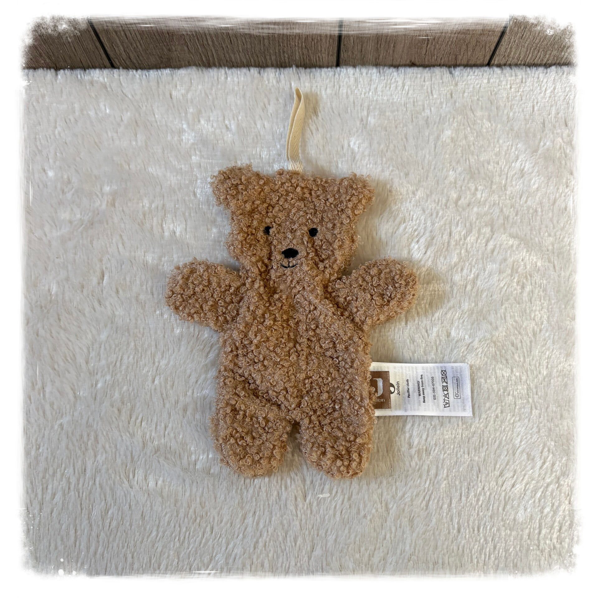 Jollein Speendoekje - Teddy Bear - Biscuit
