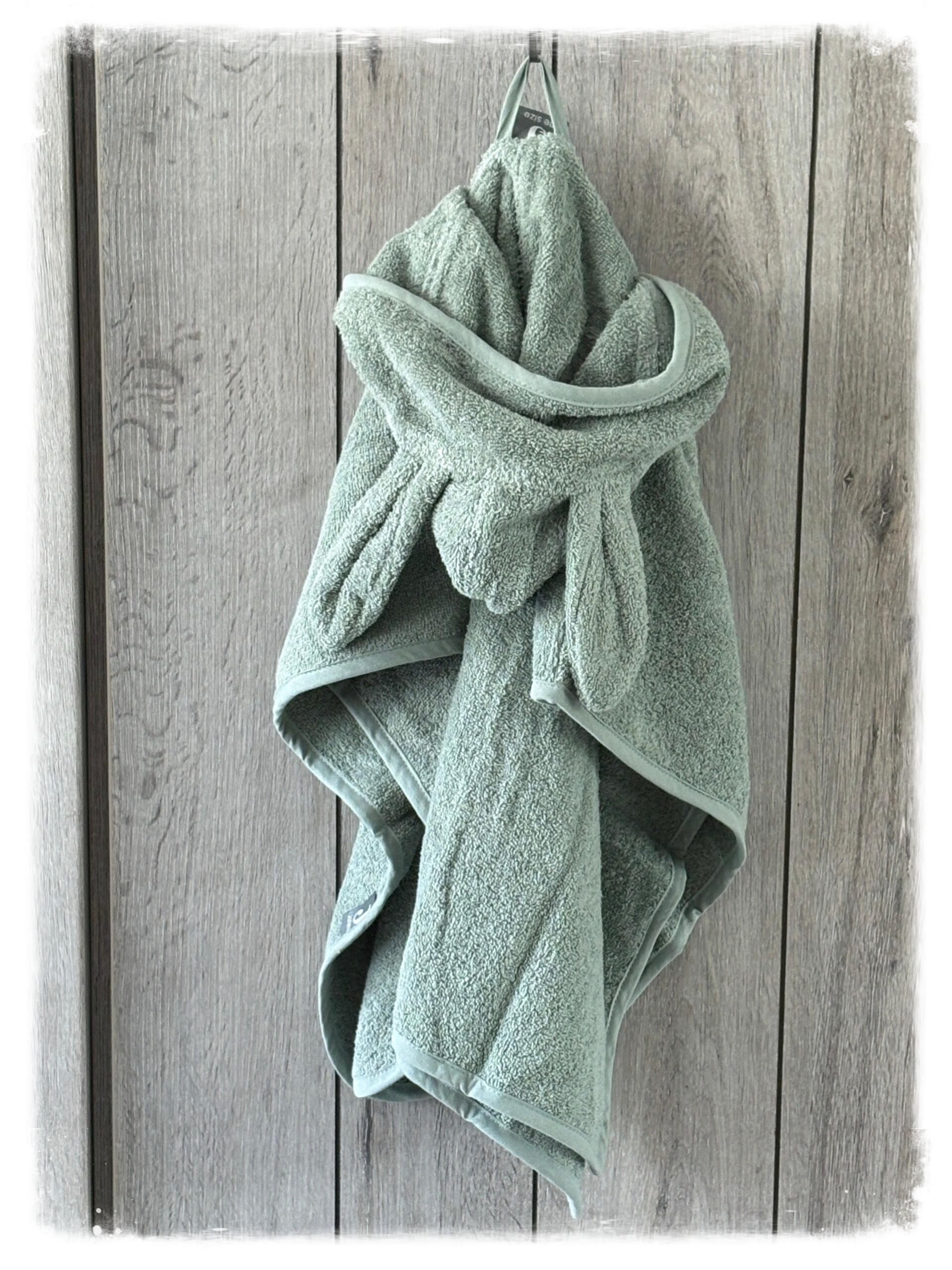 Jollein Badponcho Badstof - Ash Green