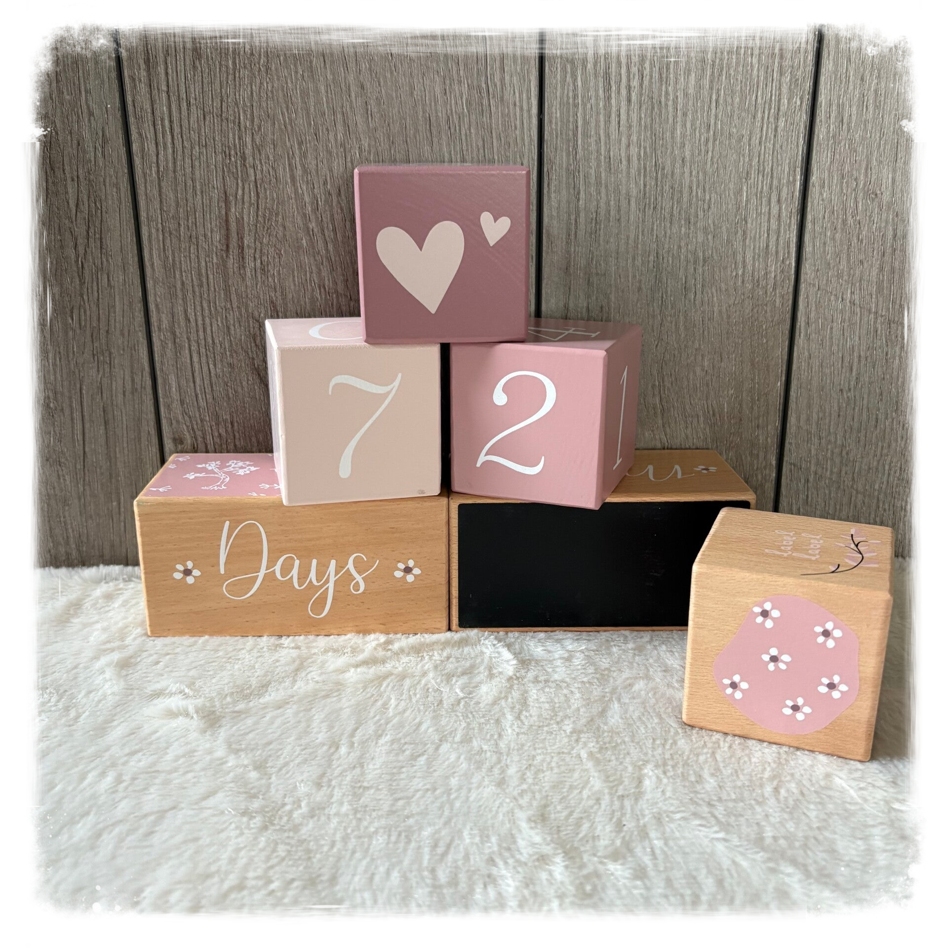 Label Label Milestone Blocks roze