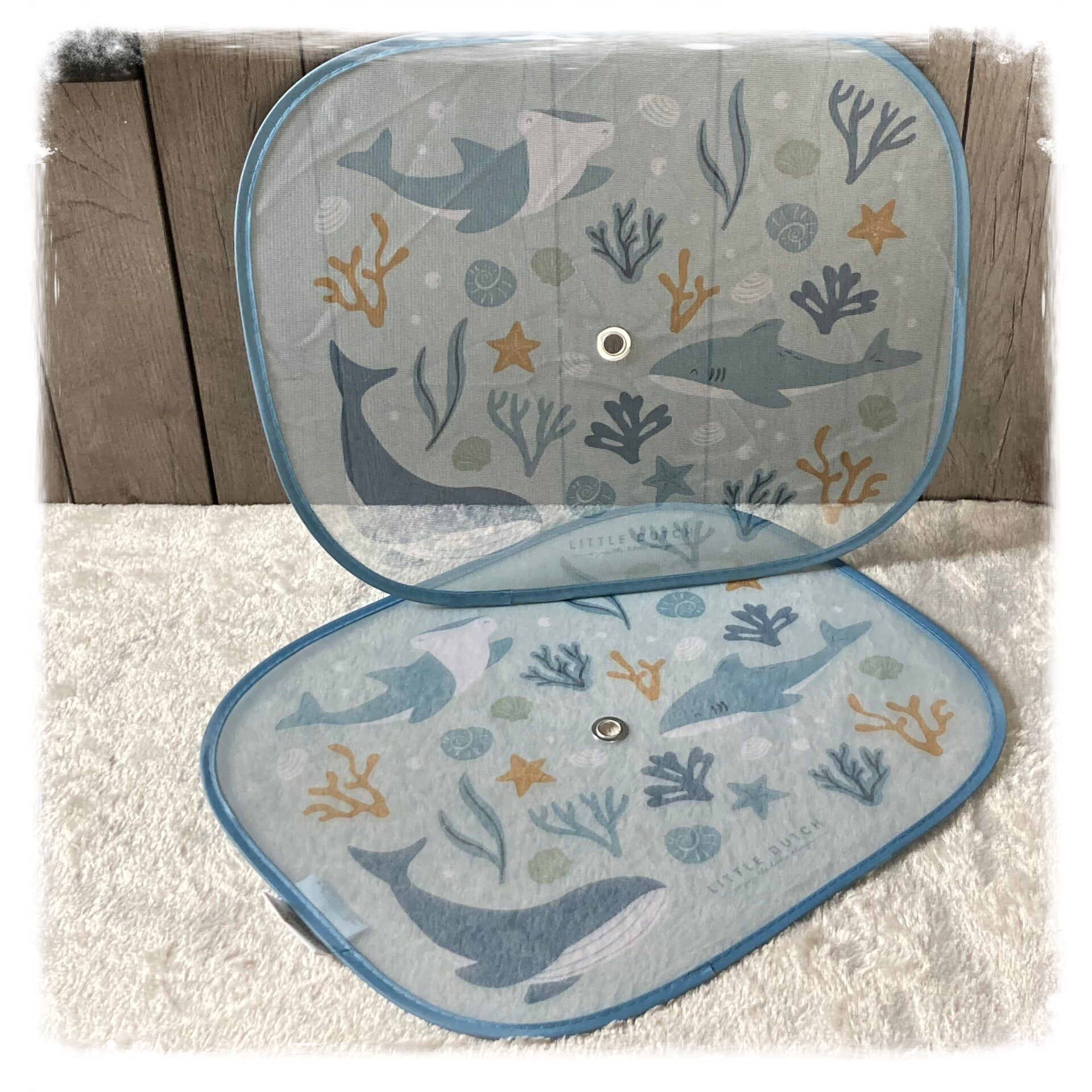 Little Dutch 2 zonneschermen Blauw